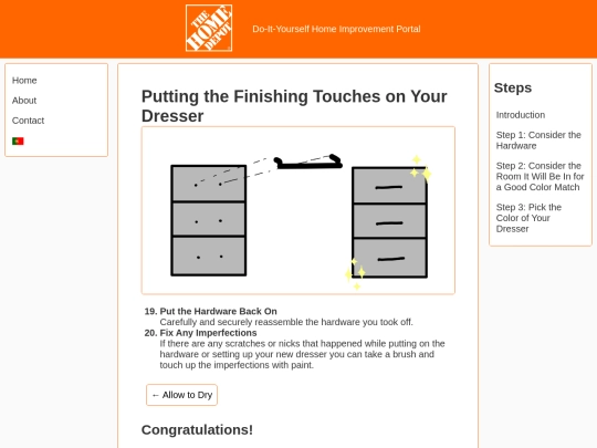 finishing screenshot