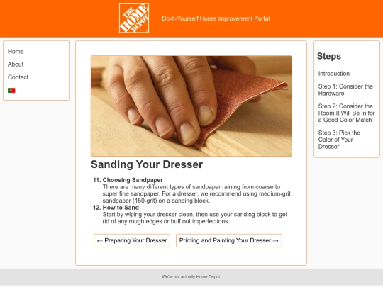 sanding-your-dresser screenshot