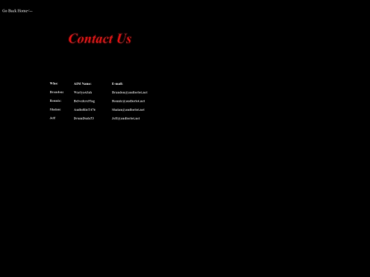 contact screenshot