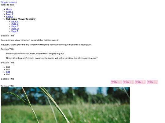 index screenshot