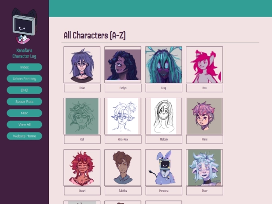 my_characters/all_characters2 screenshot