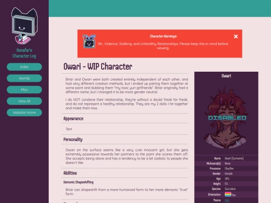 my_characters/oc/owari screenshot