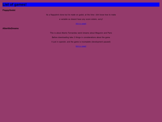 games screenshot