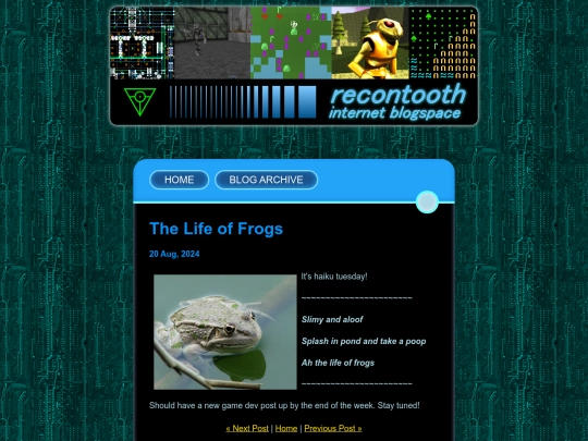 posts/2024-08-20-The-Life-of-Frogs screenshot