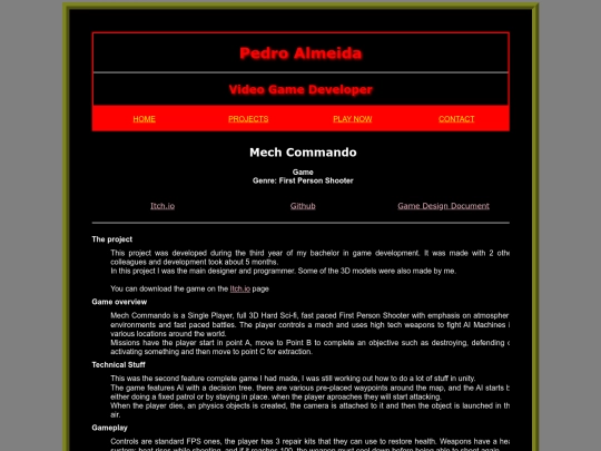 projects/MechCommando screenshot