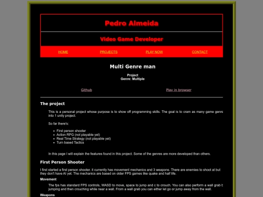 projects/MultiGenreMan screenshot