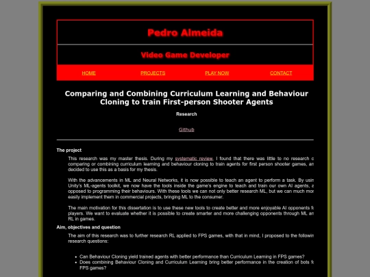 projects/thesis screenshot