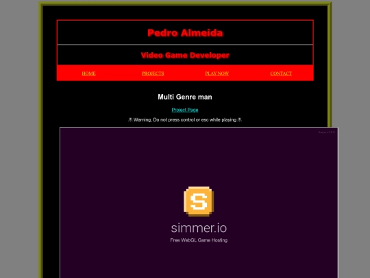 webGl/MultiGenreMan screenshot