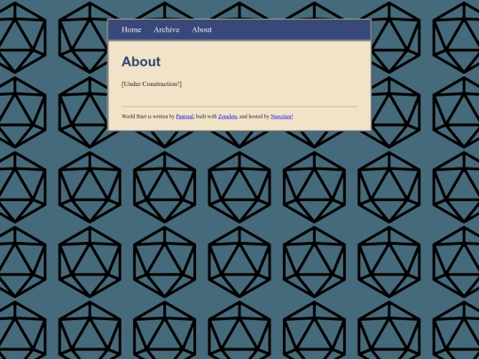 blog/about screenshot