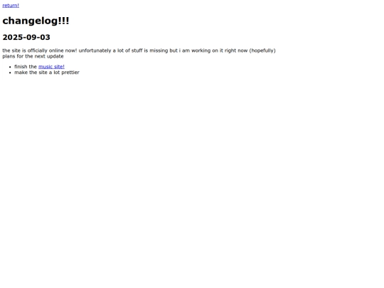 changelog screenshot