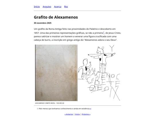 posts/30-11-2025-Grafito-de-Alexamenos screenshot