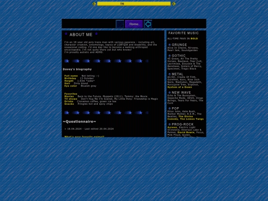 page/me screenshot