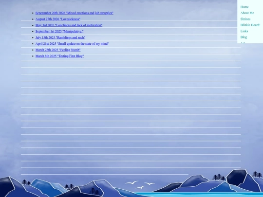 blog screenshot