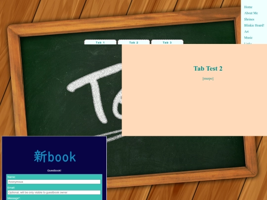 testpage screenshot