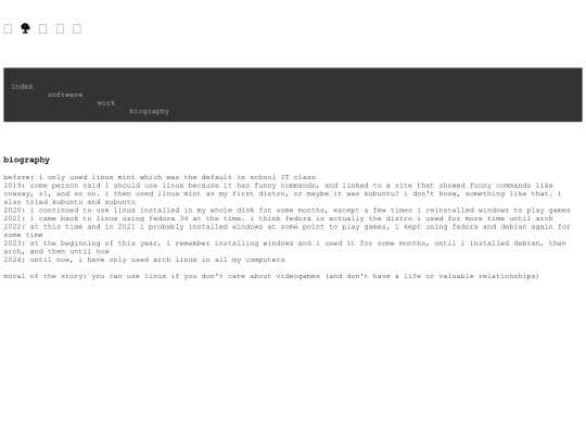 biography screenshot