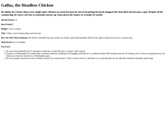 Gallus screenshot