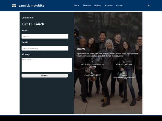 contact screenshot