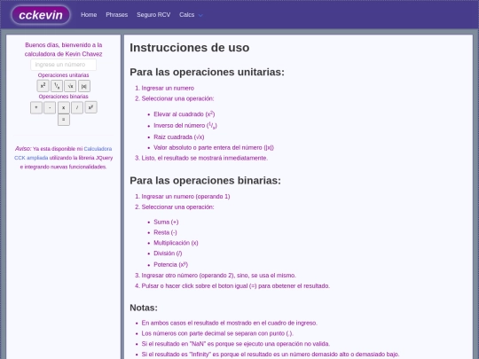 calcv1 screenshot