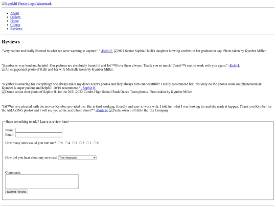 reviews screenshot