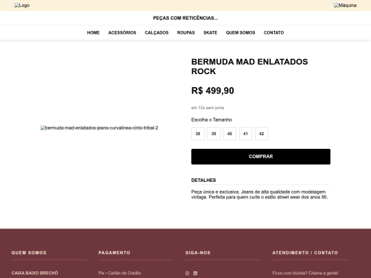 produto screenshot