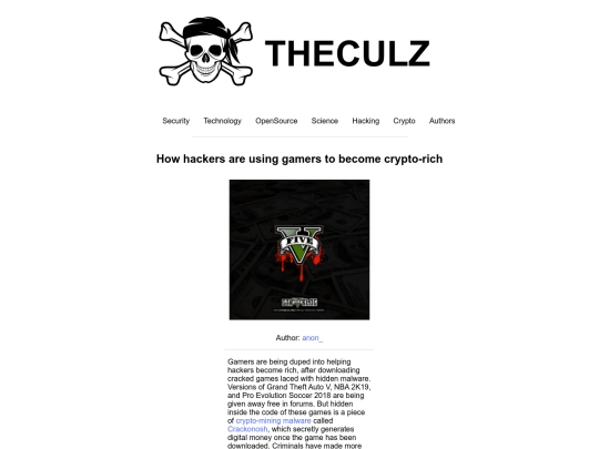 articles/hackers screenshot