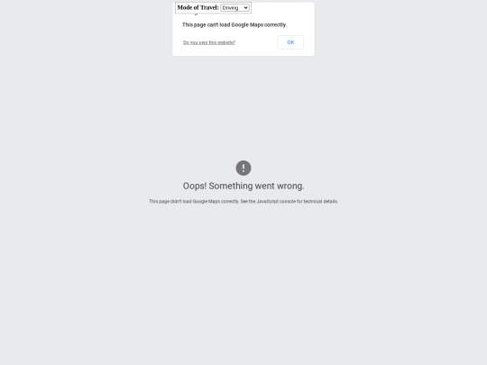 googleDirectionsTest screenshot