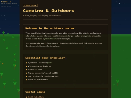 camping screenshot