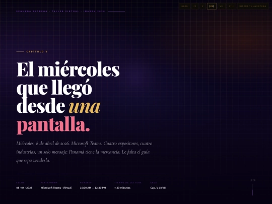 omnitour-project/rio-chagres-panama/segunda-entrega/chagres-capitulo-6 screenshot
