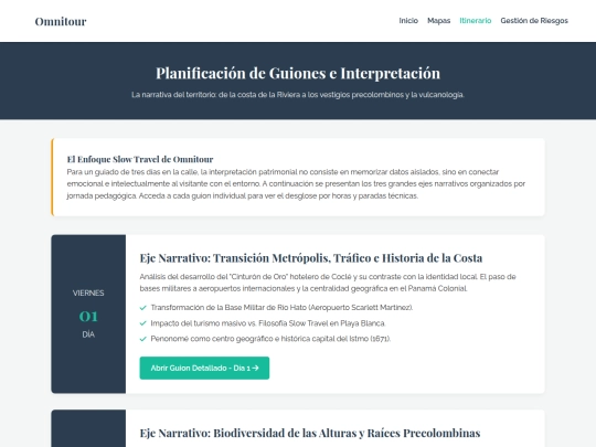 tourguide/cocle-panama/itinerario-detallado-e-interpretación screenshot