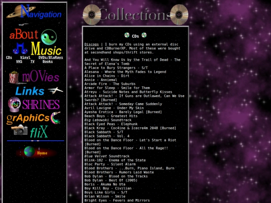 collections screenshot