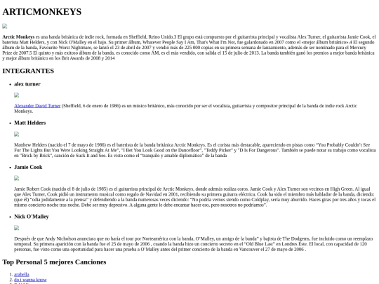 Pag2(Articmonkeys) screenshot