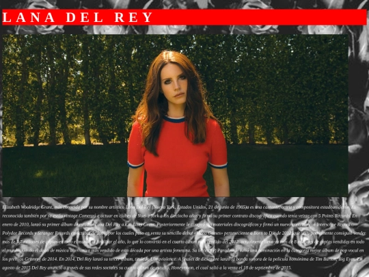 proyectobandas/Pag4(Lanadelrey) screenshot