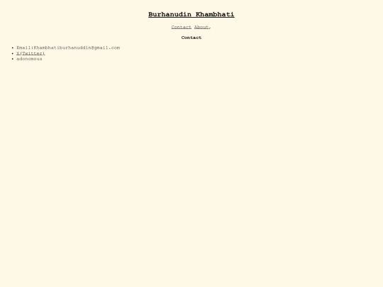 Contact screenshot