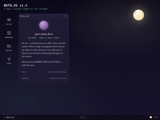 index screenshot