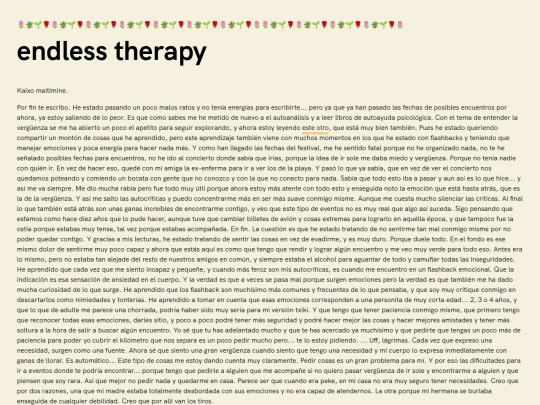 posts/endless-therapy screenshot