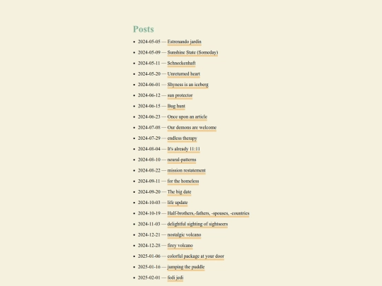 posts screenshot