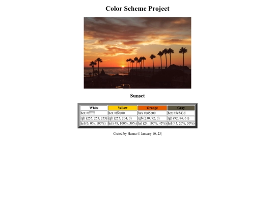 color-scheme screenshot