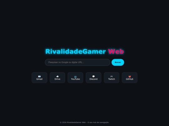 Web_RivalidadeGamer screenshot