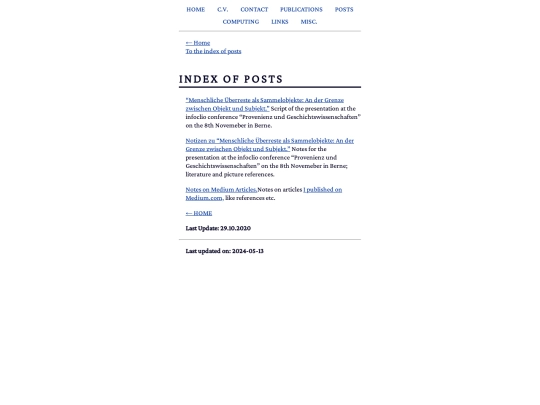 posts screenshot