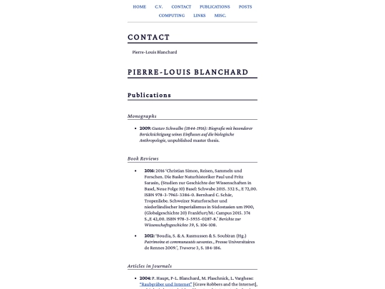 publications screenshot