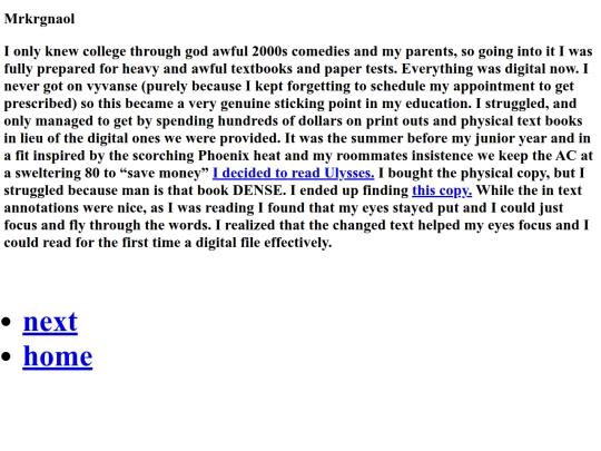 Joyce screenshot