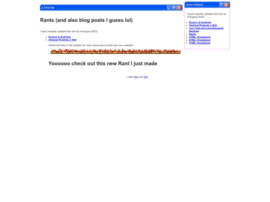 wordz/rants screenshot