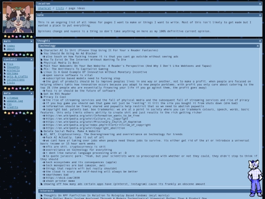 lists/page-ideas screenshot