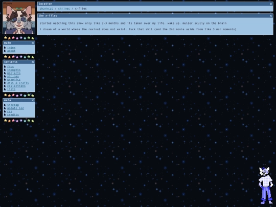 shrines/xfiles screenshot