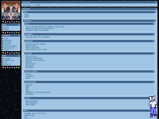sitemap screenshot
