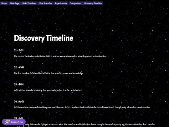 Discovery-Timeline screenshot
