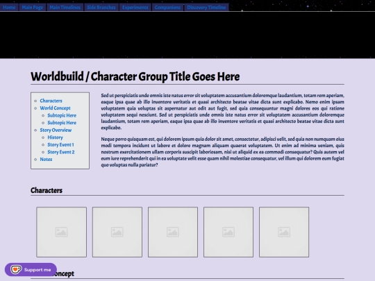 worldtemplate screenshot