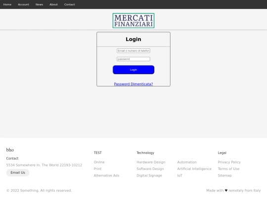 login screenshot