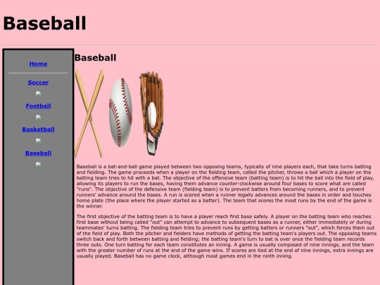 Baseball screenshot