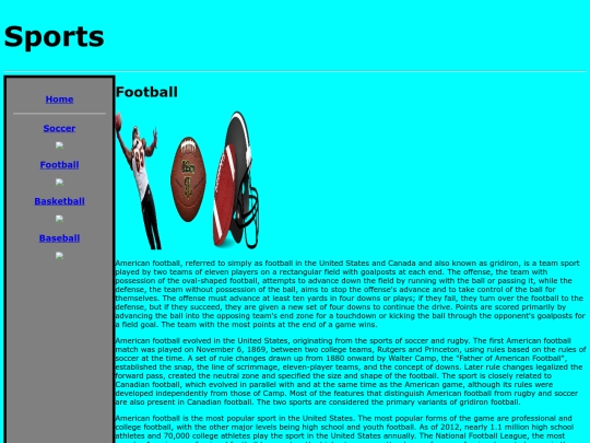 Football screenshot